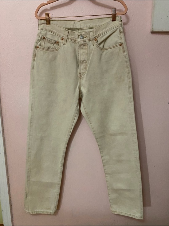 Levi's Denim - Vintage Levi’s 501 jeans in oatmeal